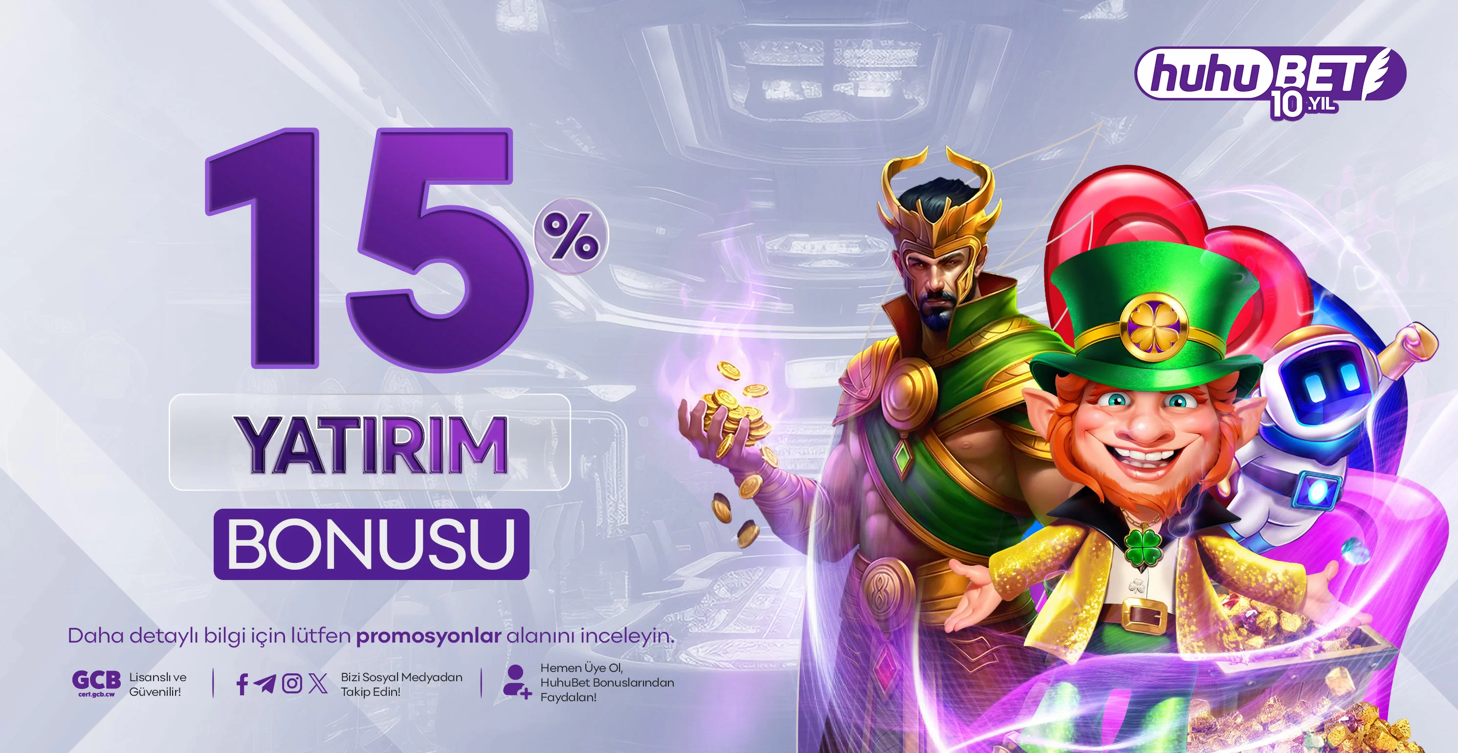 Huhubet İlk Para Yatırmaya 10.000₺ Bonus