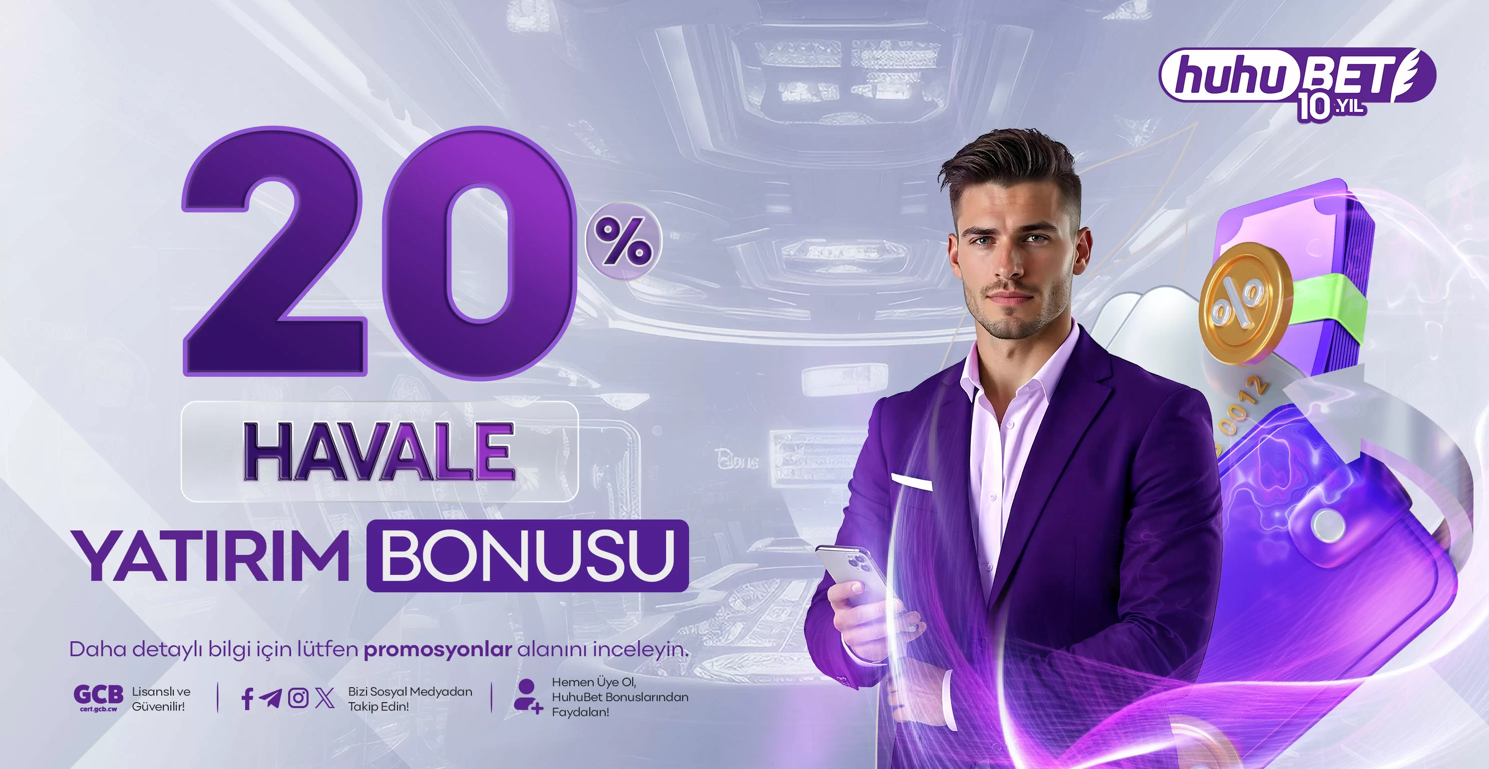 Huhubet 10.000₺ Havale Yatırım Bonusu