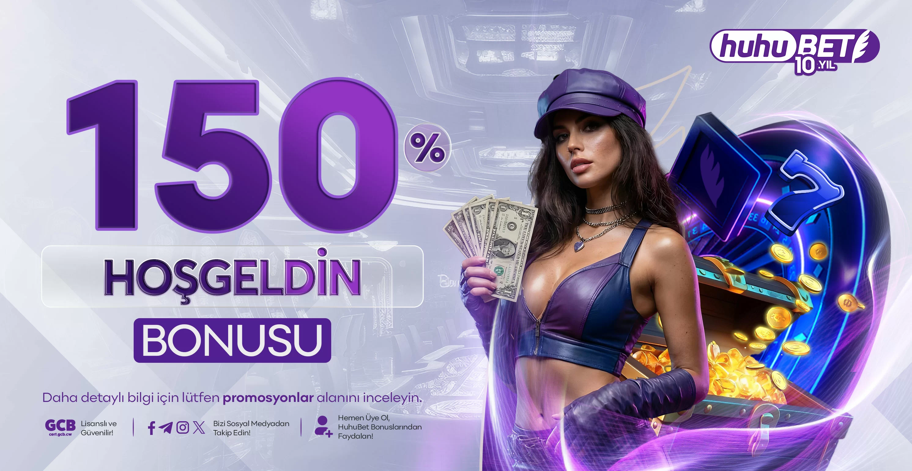 Huhubet hoşgeldin bonusu görseli